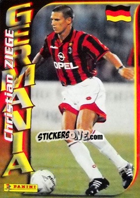 Sticker Christian Ziege - Azzurri ai Mondiali 1998 n. 69 - Panini