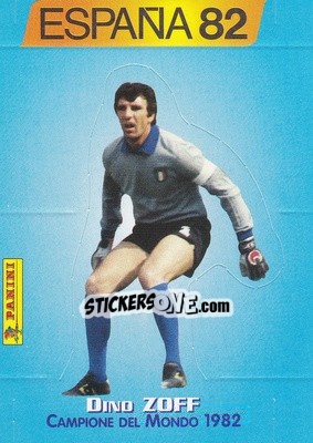 Cromo Dino Zoff - Azzurri ai Mondiali 1998 n. 71 - Panini