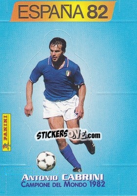 Sticker Antonio Cobrini - Azzurri ai Mondiali 1998 n. 75 - Panini