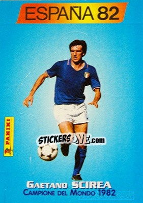 Cromo Gaetano Scirea - Azzurri ai Mondiali 1998 n. 78 - Panini