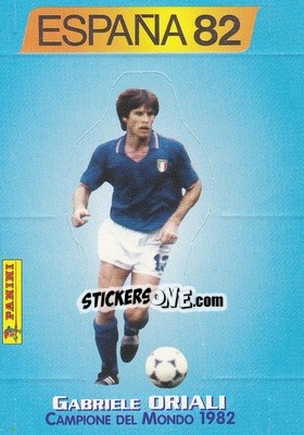 Sticker Gabriele Oriali - Azzurri ai Mondiali 1998 n. 85 - Panini