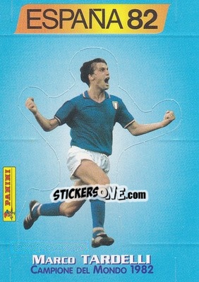 Cromo Marco Tardelli - Azzurri ai Mondiali 1998 n. 86 - Panini