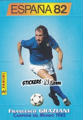Cromo Francesco Graziani - Azzurri ai Mondiali 1998 n. 88 - Panini