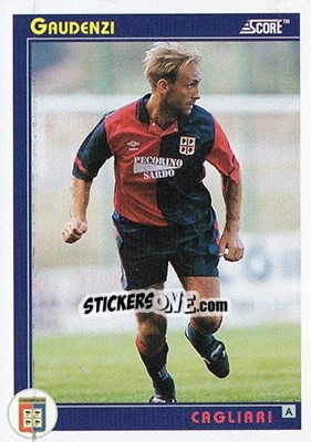 Sticker Gaudenzi - Italian League 1993 n. 81 - Score