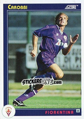 Cromo Carobbi - Italian League 1993 n. 94 - Score