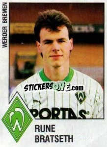 Figurina Rune Bratseth - German Football Bundesliga 1987-1988 n. 27 - Panini