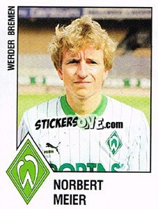 Cromo Norbert Meier - German Football Bundesliga 1987-1988 n. 29 - Panini