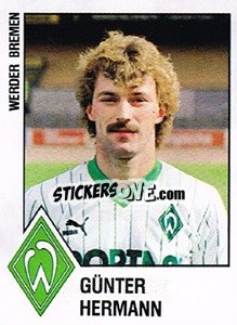 Figurina Gunter Hermann - German Football Bundesliga 1987-1988 n. 31 - Panini