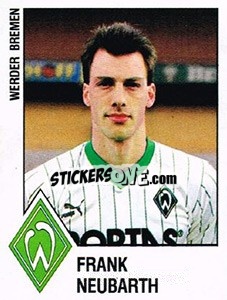 Figurina Frank Neubarth - German Football Bundesliga 1987-1988 n. 34 - Panini