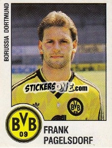 Sticker Frank Pagelsdorf - German Football Bundesliga 1987-1988 n. 43 - Panini
