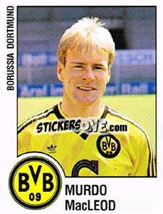 Figurina Maurdo MacLeod - German Football Bundesliga 1987-1988 n. 49 - Panini