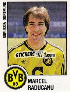 Cromo Marcel Raducanu - German Football Bundesliga 1987-1988 n. 50 - Panini