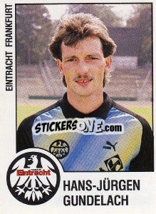 Figurina Hans-Jurgen Gundelach - German Football Bundesliga 1987-1988 n. 57 - Panini