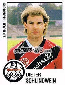 Sticker Dieter Schlindwein - German Football Bundesliga 1987-1988 n. 61 - Panini