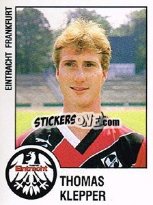Sticker Thomas Klepper - German Football Bundesliga 1987-1988 n. 63 - Panini