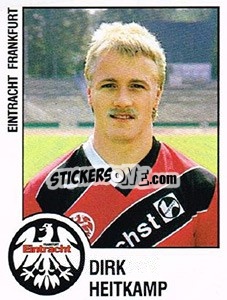 Sticker Dirk Heitkamp - German Football Bundesliga 1987-1988 n. 67 - Panini