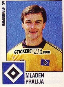 Figurina Mladen Pralija - German Football Bundesliga 1987-1988 n. 76 - Panini