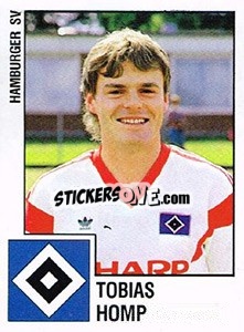 Cromo Tobias Homp - German Football Bundesliga 1987-1988 n. 83 - Panini