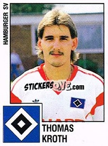 Cromo Thomas Kroth - German Football Bundesliga 1987-1988 n. 85 - Panini
