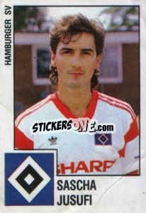 Sticker Sascha Jusufi - German Football Bundesliga 1987-1988 n. 86 - Panini