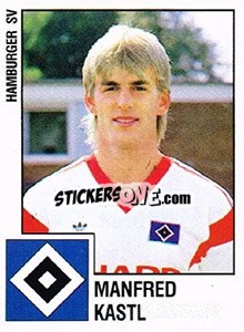 Cromo Manfred Kastl - German Football Bundesliga 1987-1988 n. 89 - Panini