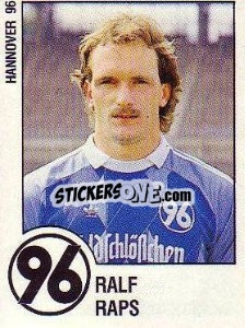 Sticker Ralf Raps - German Football Bundesliga 1987-1988 n. 93 - Panini