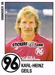 Sticker Karl-Heinz Geils - German Football Bundesliga 1987-1988 n. 95 - Panini
