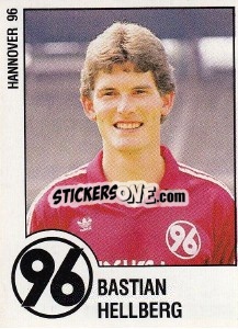 Sticker Bastian Hellberg - German Football Bundesliga 1987-1988 n. 96 - Panini