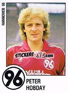 Sticker Peter Hobday - German Football Bundesliga 1987-1988 n. 97 - Panini