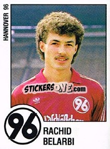 Sticker Rachid Belardi - German Football Bundesliga 1987-1988 n. 100 - Panini