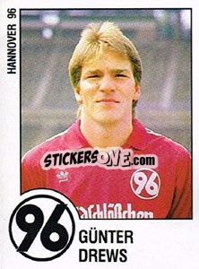 Sticker Gunter Drews - German Football Bundesliga 1987-1988 n. 102 - Panini