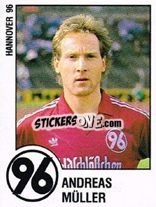 Figurina Andreas Muller - German Football Bundesliga 1987-1988 n. 104 - Panini