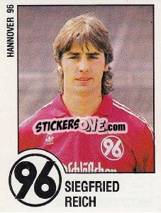 Sticker Siegfried Reich - German Football Bundesliga 1987-1988 n. 107 - Panini