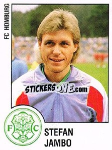Figurina Stefan Jambo - German Football Bundesliga 1987-1988 n. 122 - Panini
