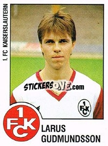 Sticker Larus Gudmundsson - German Football Bundesliga 1987-1988 n. 143 - Panini
