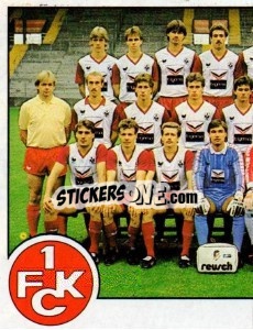 Figurina Team - German Football Bundesliga 1987-1988 n. 145 - Panini