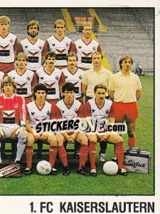 Figurina Team - German Football Bundesliga 1987-1988 n. 146 - Panini