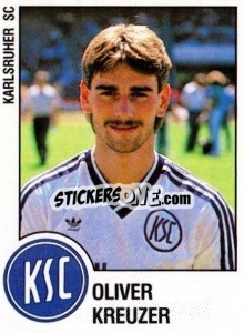 Cromo Oliver Kreuzer - German Football Bundesliga 1987-1988 n. 149 - Panini