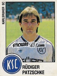 Cromo Rudiger Patzschke - German Football Bundesliga 1987-1988 n. 150 - Panini
