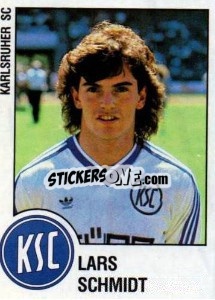Cromo Lars Schmidt - German Football Bundesliga 1987-1988 n. 151 - Panini