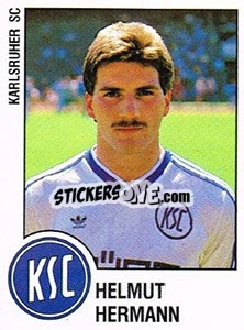 Cromo Helmut Hermann - German Football Bundesliga 1987-1988 n. 161 - Panini