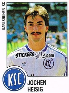 Cromo Jochen Heisig - German Football Bundesliga 1987-1988 n. 162 - Panini