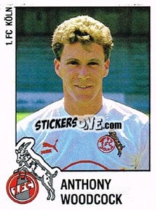 Sticker Anthony Woodcock - German Football Bundesliga 1987-1988 n. 180 - Panini