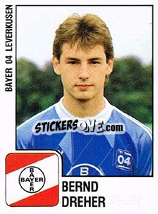 Sticker Bernd Dreher - German Football Bundesliga 1987-1988 n. 184 - Panini