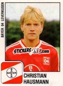 Sticker Christian Hausmann - German Football Bundesliga 1987-1988 n. 189 - Panini