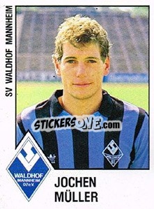 Sticker Jochen Muller - German Football Bundesliga 1987-1988 n. 211 - Panini