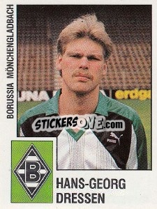 Cromo Hans-Georg Drehsen - German Football Bundesliga 1987-1988 n. 222 - Panini