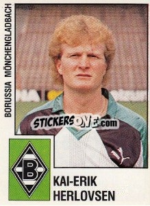 Figurina Kai-Erik Herlovsen - German Football Bundesliga 1987-1988 n. 225 - Panini