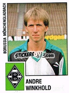 Cromo Andre Winkhold - German Football Bundesliga 1987-1988 n. 227 - Panini