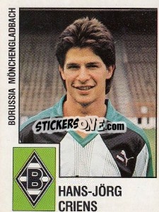 Cromo Hans-Jorg Criens - German Football Bundesliga 1987-1988 n. 231 - Panini